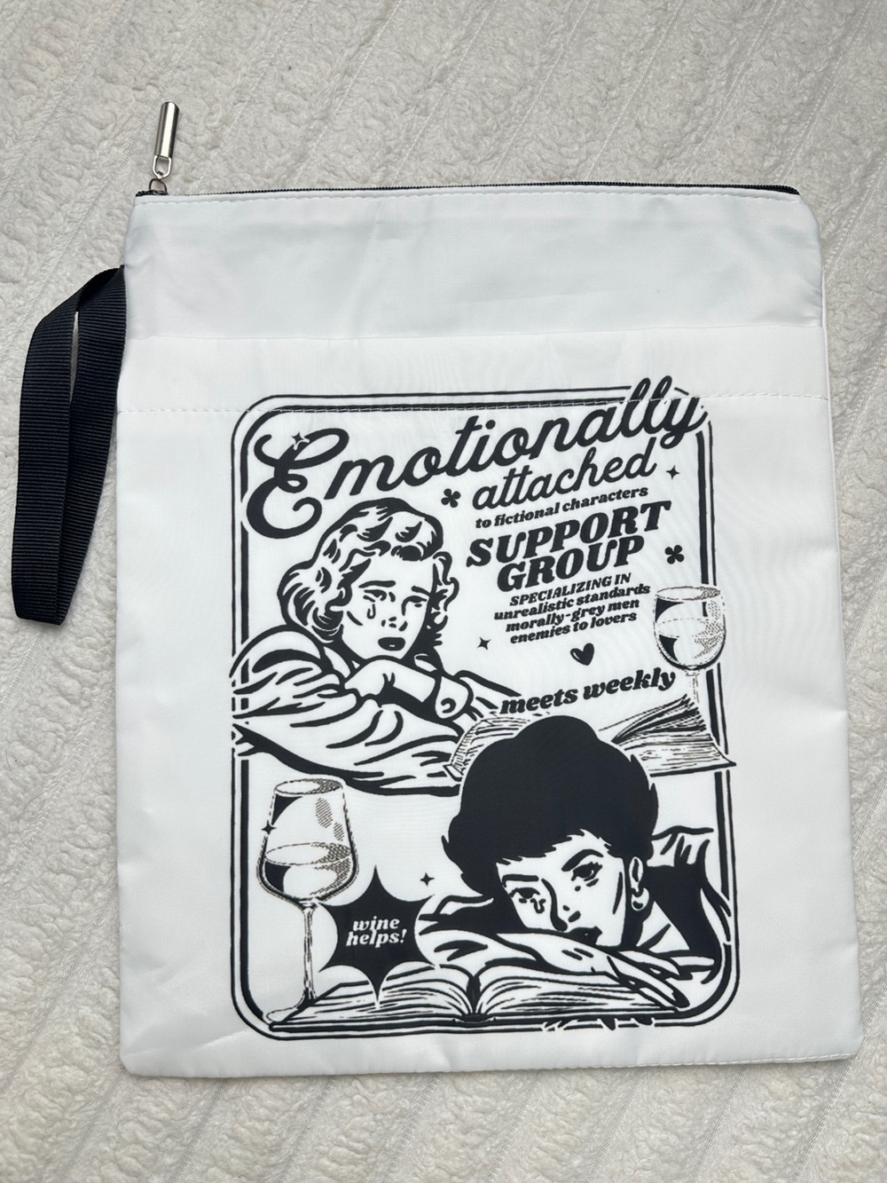 2/$20 Cute Book Sleeve Bag Pouch